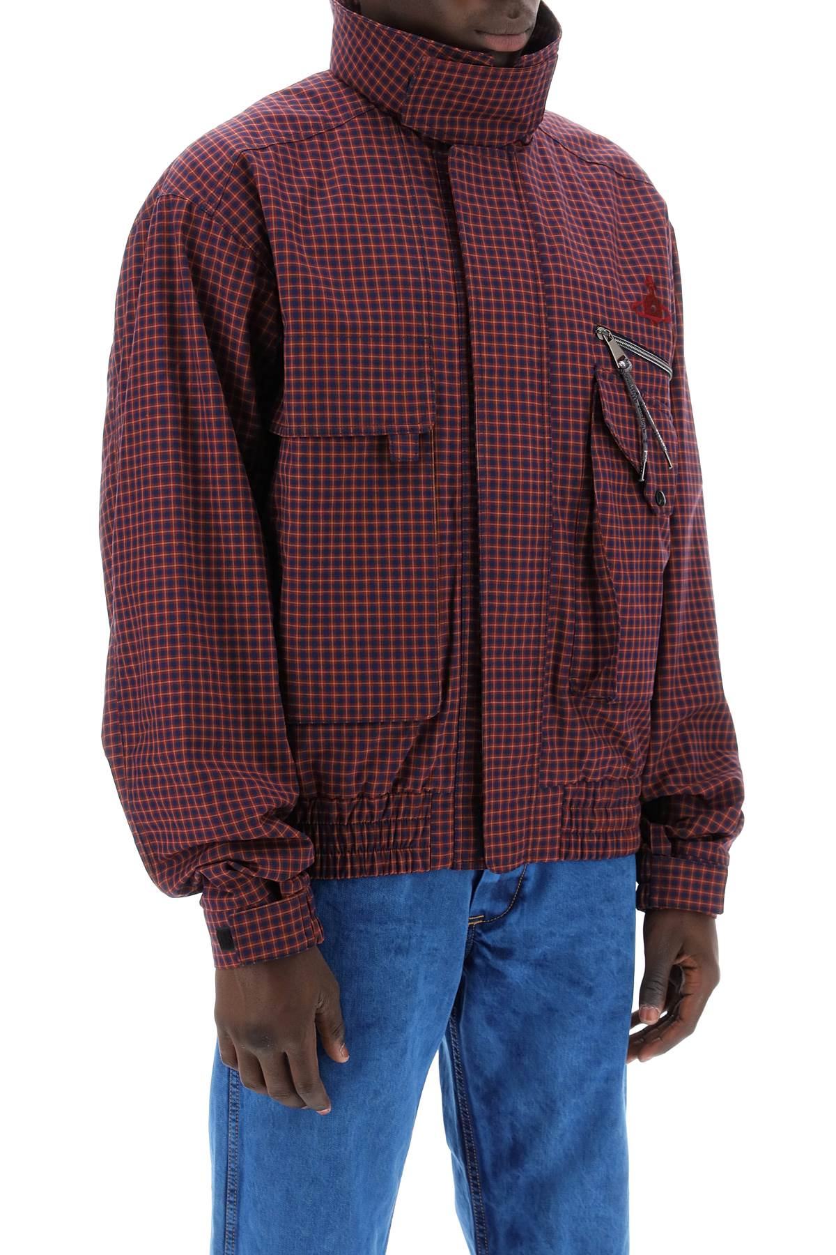 Vivienne Westwood Vivienne Westwood micro tartan memphis bomber jacket