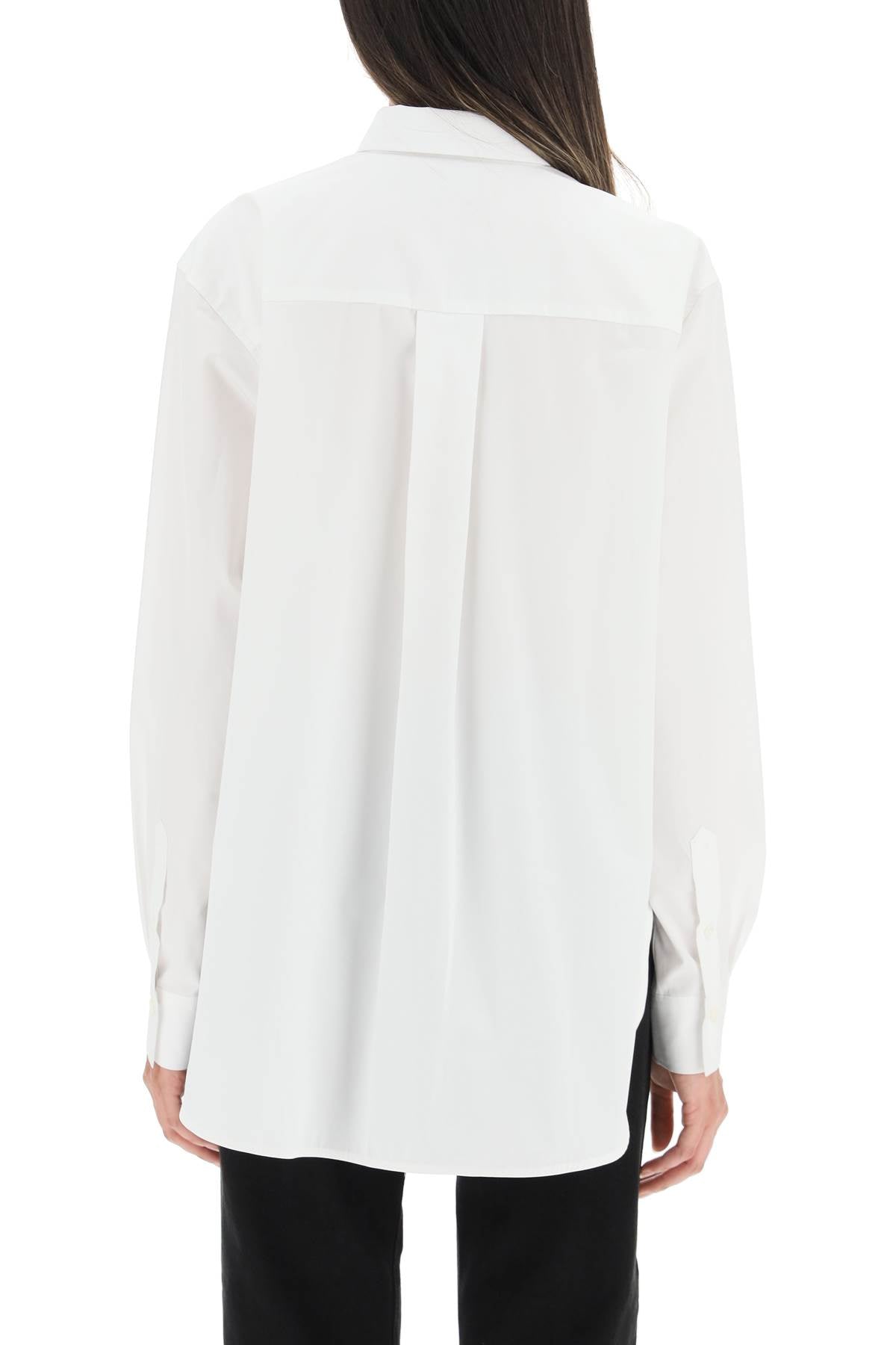 Toteme oversized organic poplin shirt