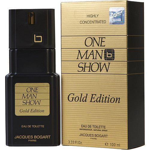 Jacques Bogart One Man Show Gold Edt Spray 3.3 Oz