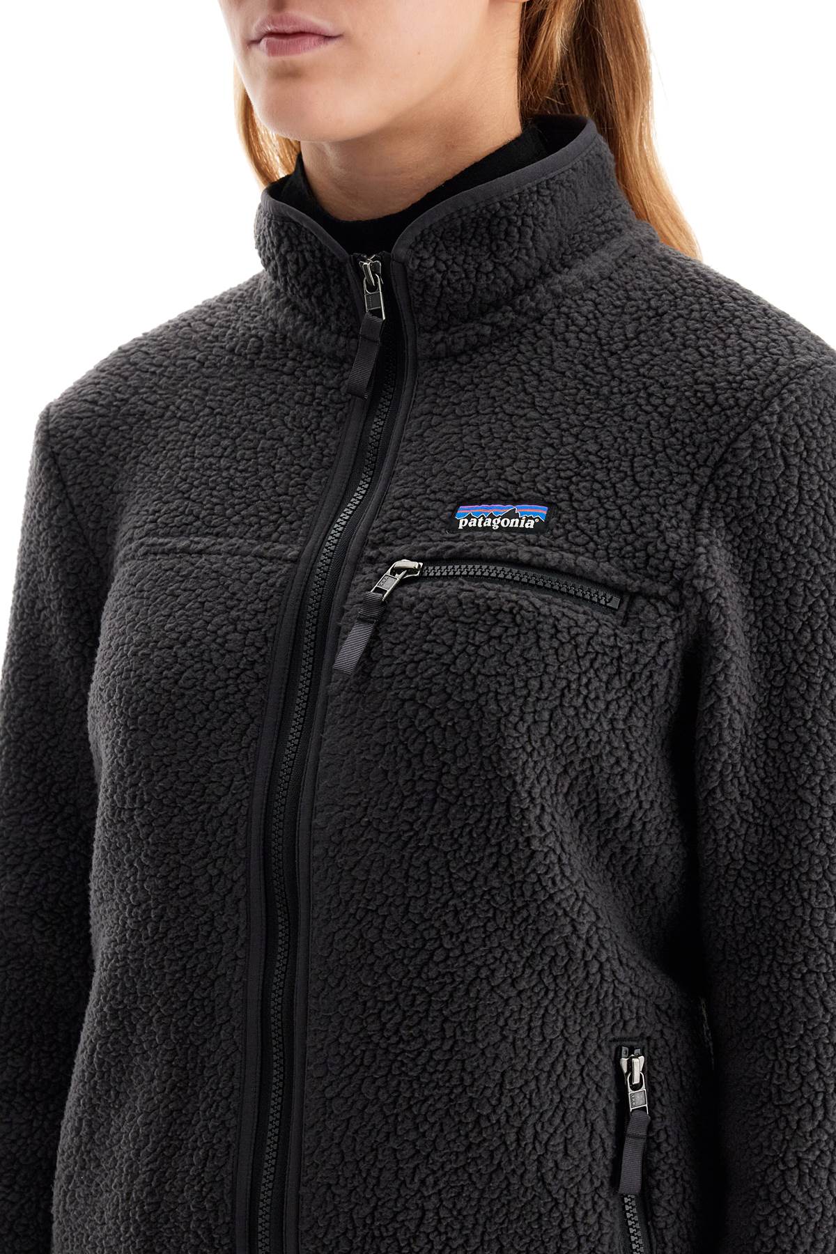 PATAGONIA women's retro pile fleece jacket with