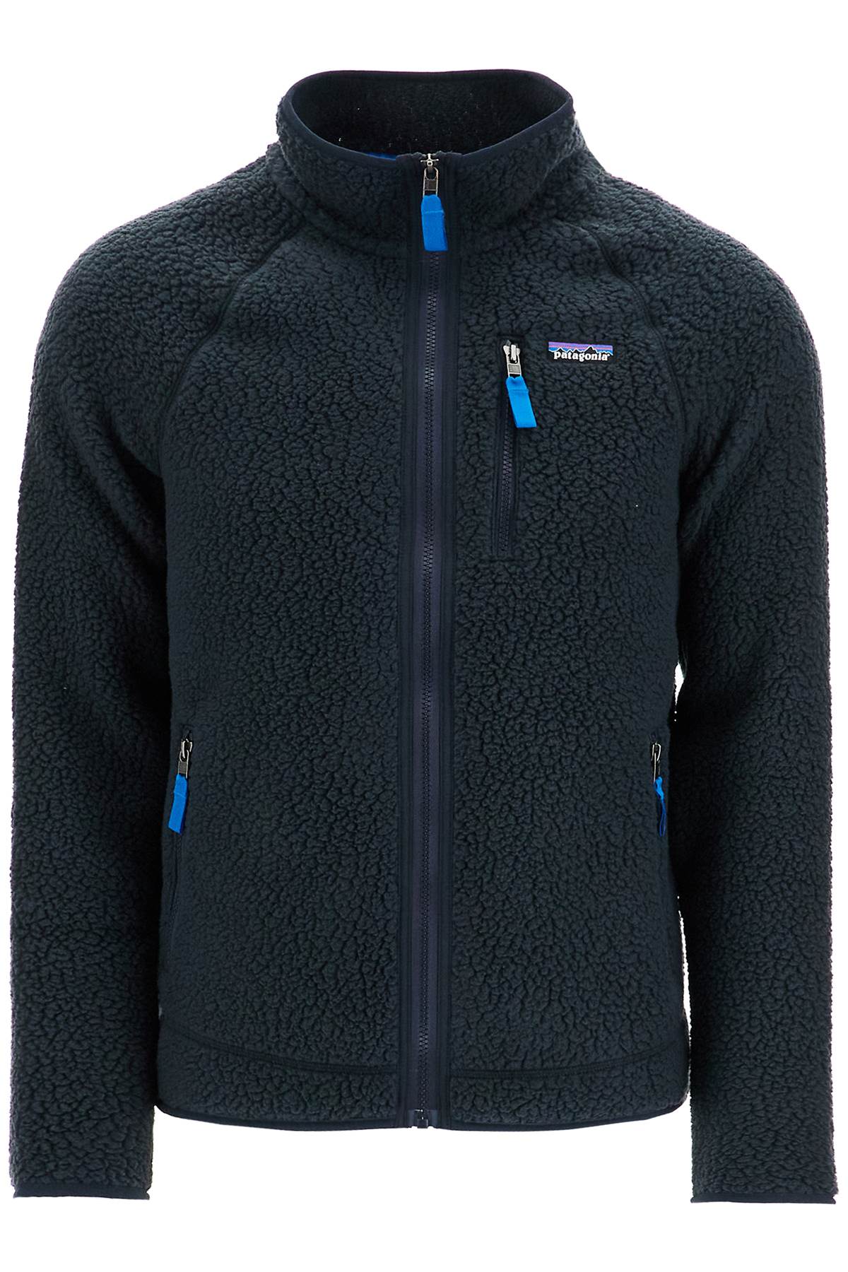 PATAGONIA sweatshirt with zipper and retro design