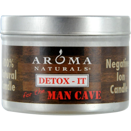 Detox-It Aromatherapyone 2.5X1.75 Inch Soy/Beeswax Blend Aromatherapy Candle For The Man Cave. Rebalance Room Odors With Natural Beeswax, Sunflower, Soy & Rice Bran Wax.  Burns Approx. 15 Hrs.