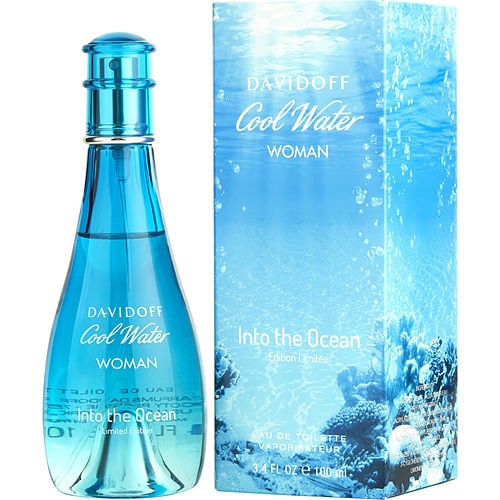 Davidoffcool Water Into The Oceanedt Spray 3.4 Oz (Limited Edition)