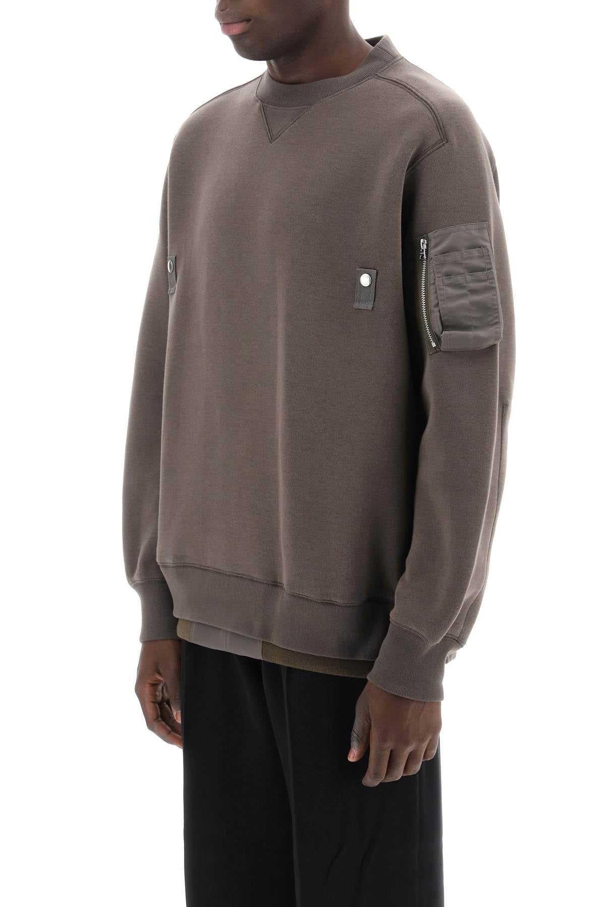 Sacai Sacai double hem sweatshirt