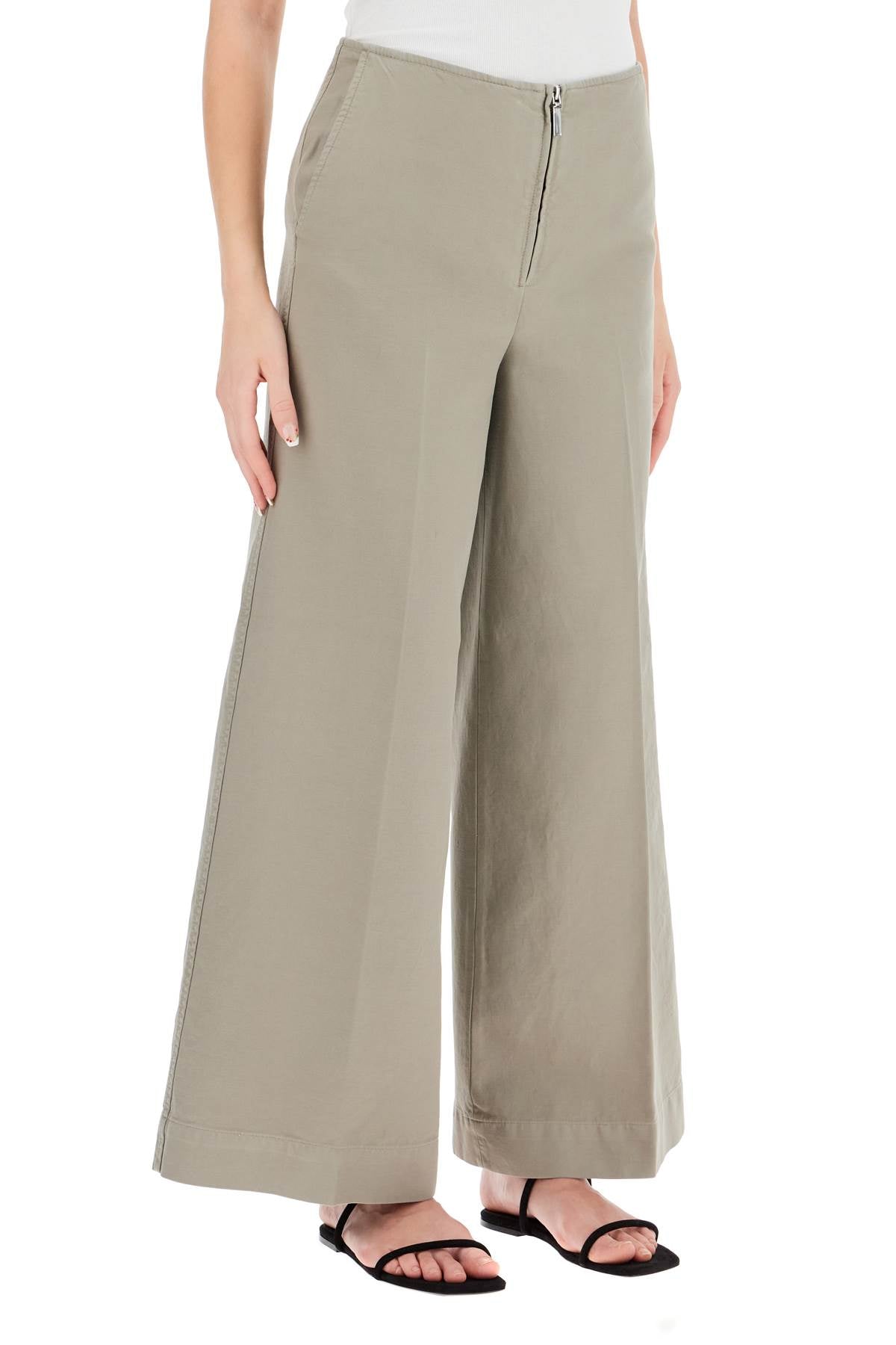 Toteme zip-front wide trousers