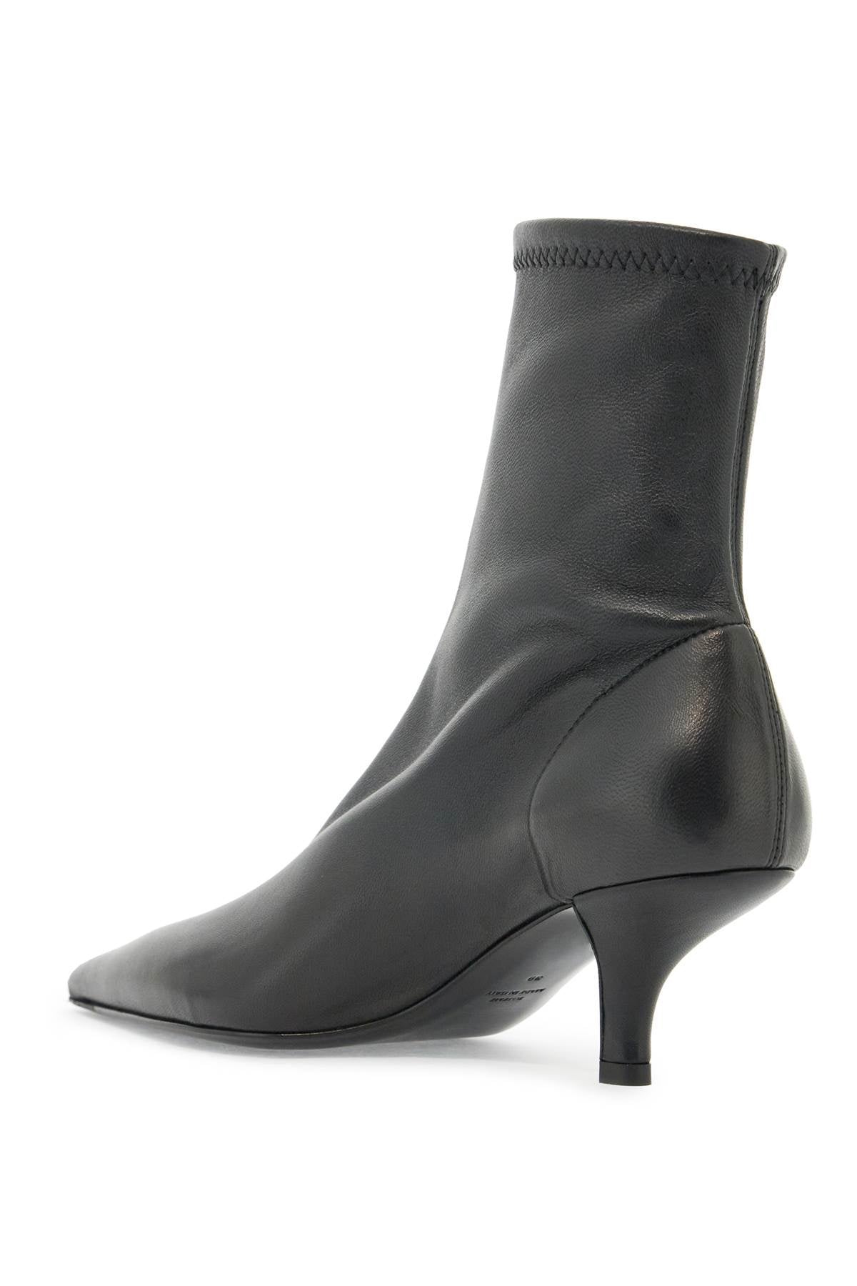 Toteme leather sock ankle boots