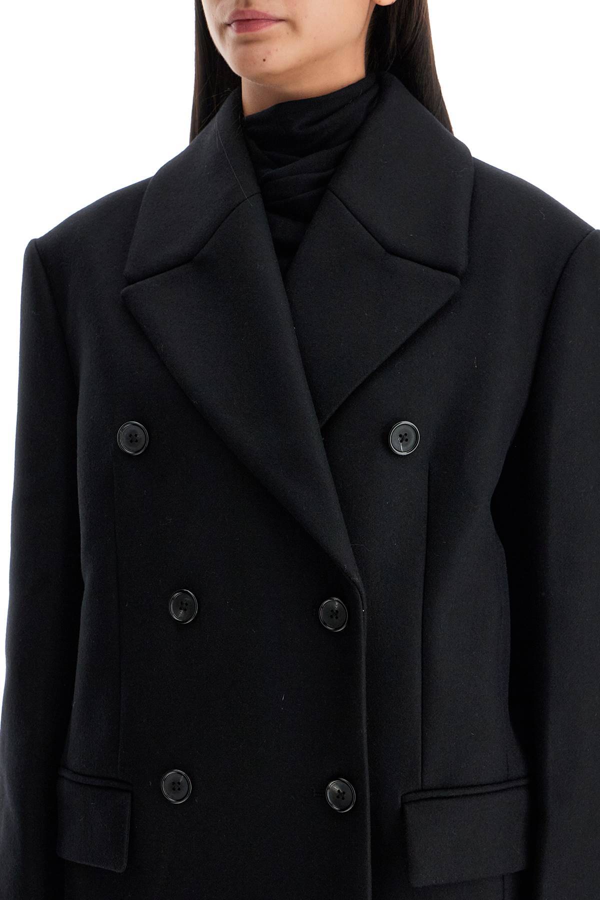 Toteme wide double-breasted coat