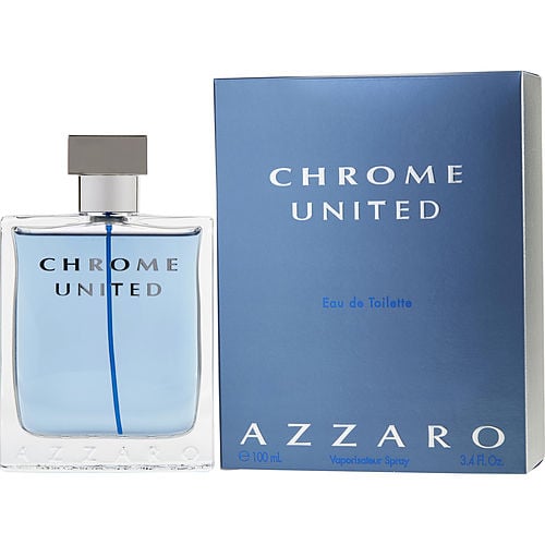 Azzaro Chrome United Edt Spray 3.4 Oz For Men