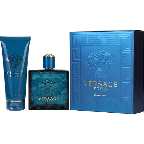 Gianni Versace Versace Eros Edt Spray 3.4 Oz & Shower Gel 3.4 Oz (Travel Offer) For Men