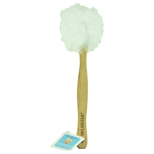 Spa Accessoriesspa Accessoriesnet Sponge Stick (Beech Wood) - White