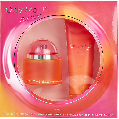 Yves De Sistelle Only Me Passion Eau De Parfum Spray 3.3 Oz & Body Lotion 4.2 Oz