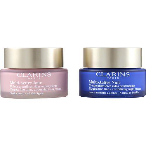 Clarinsclarinsmulti-Active Partners Set: Multi-Active Day Cream 50Ml/1.6Oz + Night Cream 50Ml/1.7Oz  --2Pcs