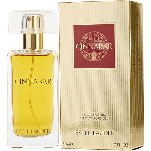 Estee Lauder Cinnabar Eau De Parfum Spray 1.7 Oz (New Gold Packaging)