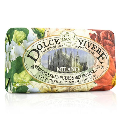 Nesti Dantenesti Dantedolce Vivere Fine Natural Soap - Milano - Lily Of The Valley, Willow Tree & Oak Musk  --250G/8.8Oz