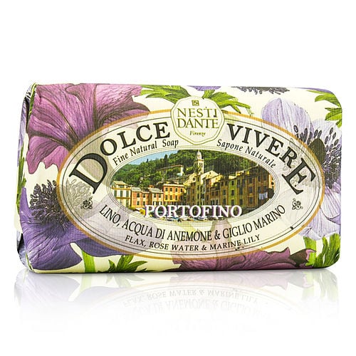 Nesti Dantenesti Dantedolce Vivere Fine Natural Soap - Portofino - Flax, Rose Water & Marine Lily  --250G/8.8Oz