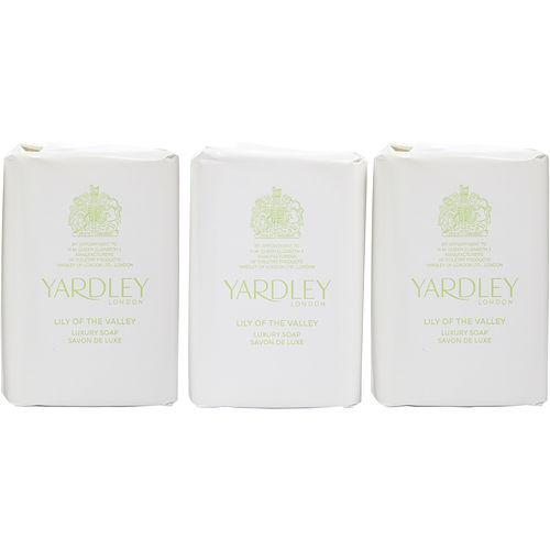 Yardleyyardley Lily Of The Valleyluxury Soaps 3 X 3.5 Oz Each (New Packaging)