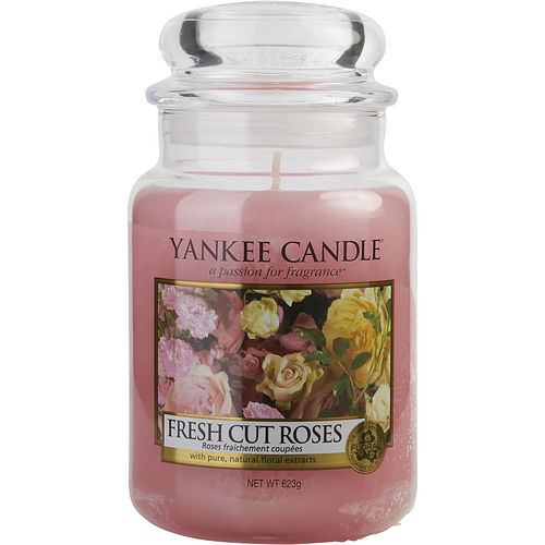 Yankee Candle Yankee Candle Fresh Cut Roses Scented Large Jar 22 Oz