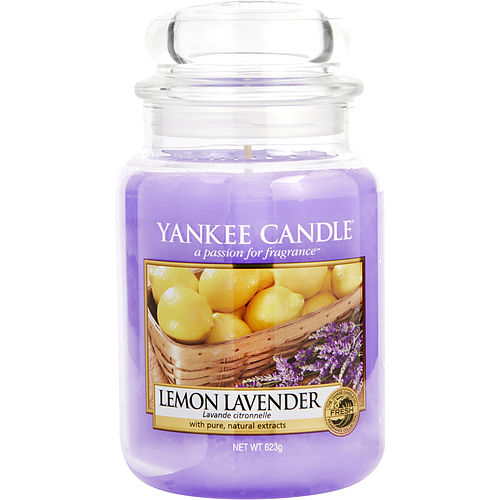 Yankee Candleyankee Candlelemon Lavender Scented Large Jar 22 Oz