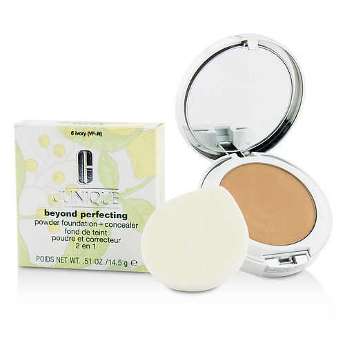 Cliniquecliniquebeyond Perfecting Powder Foundation + Corrector - # 06 Ivory (Vf-N)  --14.5G/0.51Oz