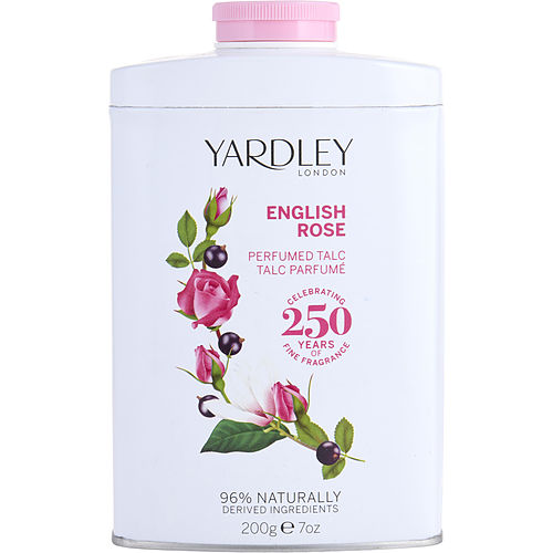 Yardley Yardley English Rose Perfumed Talc 7 Oz (New Packaging)