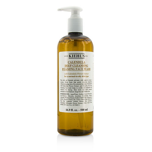 Kiehl'Skiehl'Scalendula Deep Cleansing Foaming Face Wash  --500Ml/16.9Oz