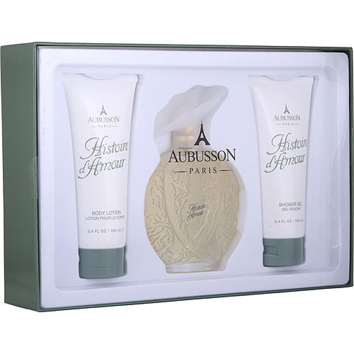 Aubussonhistoire D'Amouredt Spray 3.4 Oz & Body Lotion 3.4 Oz & Shower Gel 3.4 Oz