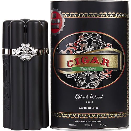 Remy Latour Cigar Black Wood Edt Spray 3.3 Oz For Men