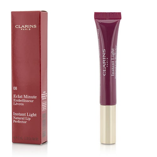 Clarins Clarins Eclat Minute Instant Light Natural Lip Perfector - # 08 Plum Shimmer  --12Ml/0.35Oz