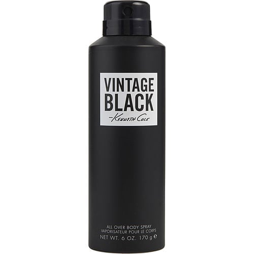 Kenneth Cole Vintage Black All Over Body Spray 6 Oz
