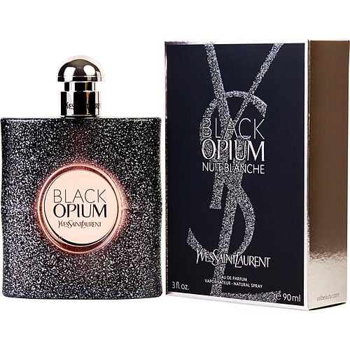 Yves Saint Laurentblack Opium Nuit Blancheeau De Parfum Spray 3 Oz