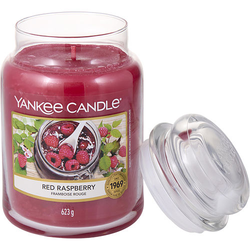 Yankee Candleyankee Candlered Raspberry Scented Large Jar 22 Oz