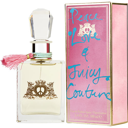 Juicy Couture Peace Love & Juicy Couture Eau De Parfum Spray 3.4 Oz (New Packaging)