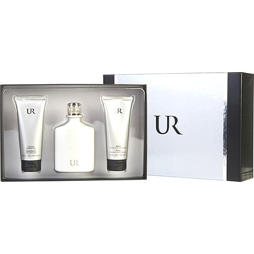 Usher Ur Edt Spray 3.4 Oz & Aftershave Soother 3.4 Oz & Shower Gel 3.4 Oz For Men