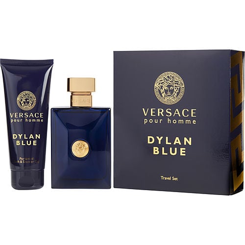 Gianni Versace Versace Dylan Blue Edt Spray 3.4 Oz & Shower Gel 3.4 Oz (Travel Offer) For Men