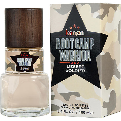 Scannon Kanon Boot Camp Warrior Desert Soldier Edt Spray 3.4 Oz