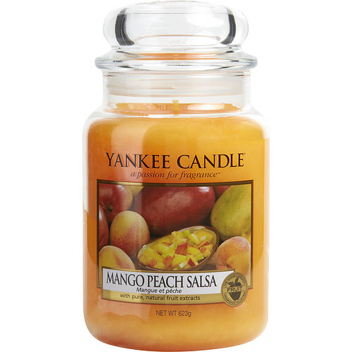 Yankee Candleyankee Candlemango Peach Salsa Scented Large Jar 22 Oz