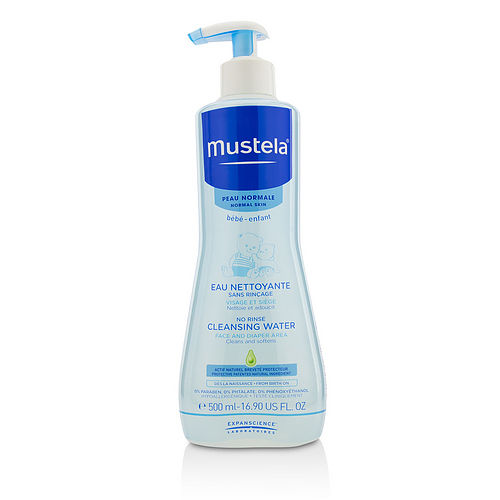 Mustelamustelano Rinse Cleansing Water (Face & Diaper Area) - For Normal Skin  --500Ml/16.9Oz