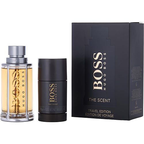 Hugo Bossboss The Scentedt Spray 3.3 Oz & Deodorant Stick 2.4 Oz