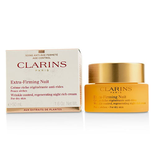 Clarins Clarins Extra-Firming Nuit Wrinkle Control, Regenerating Night Rich Cream - For Dry Skin  --50Ml/1.6Oz