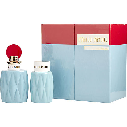 Miu Miumiu Miueau De Parfum Spray 3.4 Oz & Body Lotion 3.4 Oz