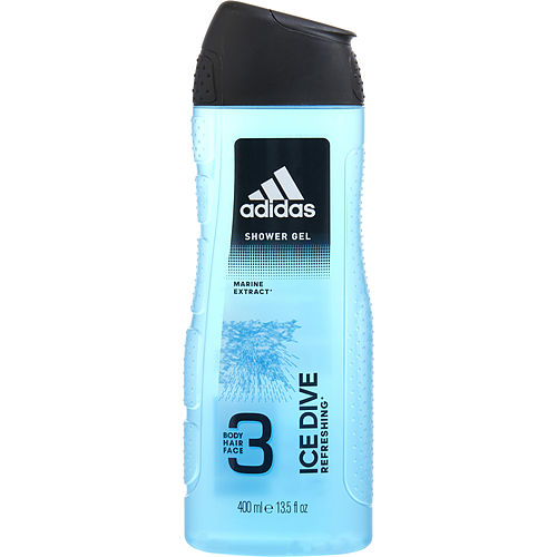 Adidas Adidas Ice Dive 3 Body, Hair & Face Shower Gel 13.5 Oz