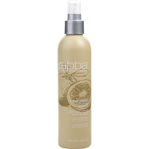 Abba Pure & Natural Hair Care Abba Firm Finish Hair Spray Non Aerosol 8 Oz (New Packaging)