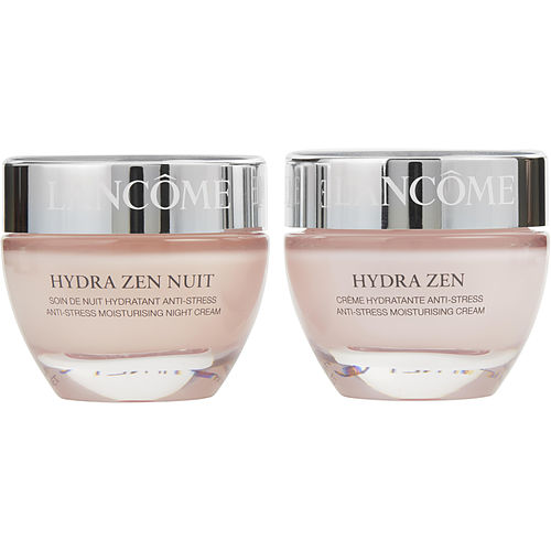 Lancomelancomehydra Zen Moisturising Partners Set: Anti-Stress Moisturising Cream 50Ml/1.7Oz + Anti-Stress Moisturising Night Cream 50Ml/1.7Oz - All Skin Types --2Pcs