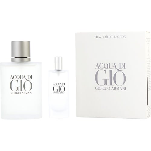 Giorgio Armani Acqua Di Gio Edt Spray 3.4 Oz & Edt Spray 0.5 Oz For Men