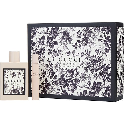 Guccigucci Bloom Nettare Di Fiorieau De Parfum Intense Spray 3.3 Oz & Eau De Parfum Intense Rollerball 0.25 Oz Mini