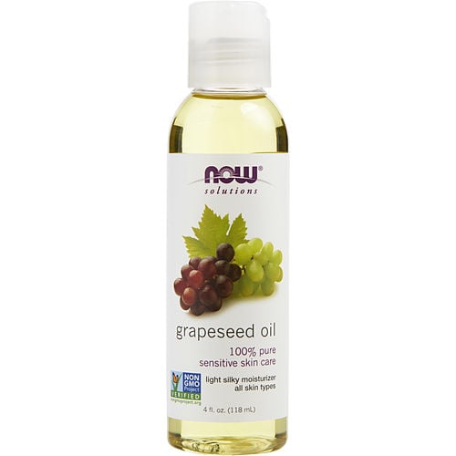 Now Essential Oils Essential Oils Now Grapeseed Oil 100% Pure Sensitive Skin Care 4 Oz