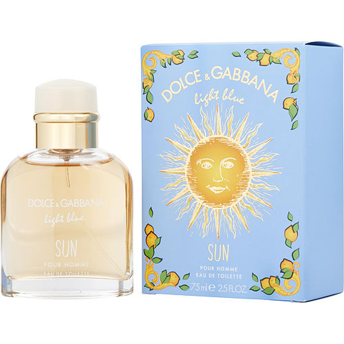 Dolce & Gabbana D & G Light Blue Sun Edt Spray 2.5 Oz (Limited Edition) For Men