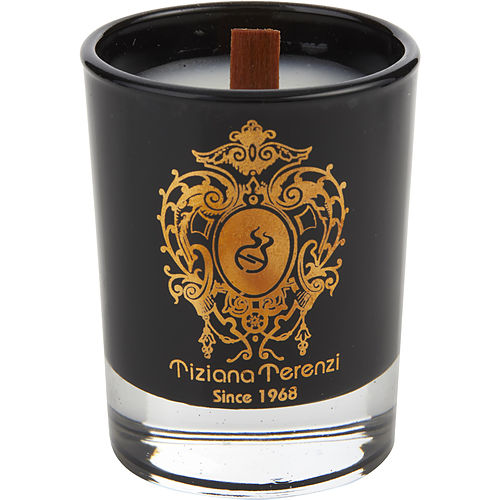 Tiziana Terenzitiziana Terenzi Almond Vanillascented Black Glass Candle 1.4 Oz