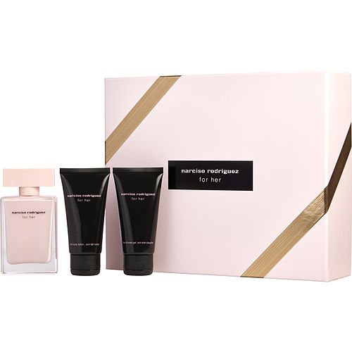 Narciso Rodrigueznarciso Rodriguezeau De Parfum Spray 1.6 Oz & Body Lotion 1.6 Oz & Shower Gel 1.6 Oz