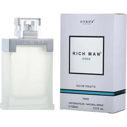 Cyrus Parfums Rich Man Acqua Edt Spray 3.3 Oz